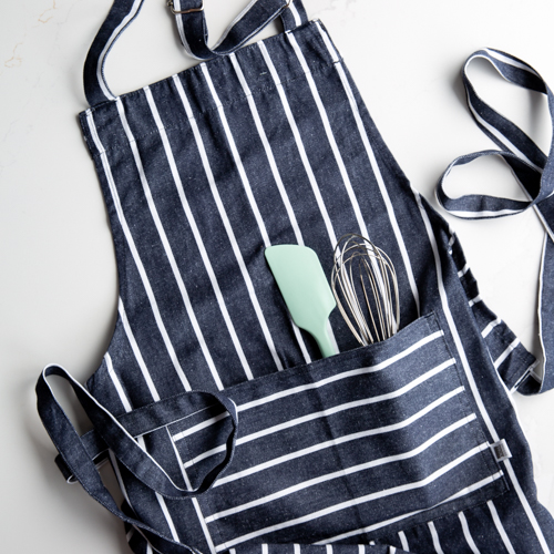 Online Products 1736 KC_500x500 - Bake from Scratch navy striped apron
