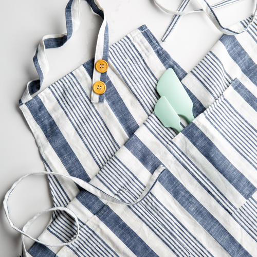 Online Products 1751 KC_500x500 - Bake from Scratch spruce striped apron