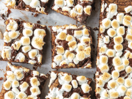 S’mores Blondies s'mores blondie