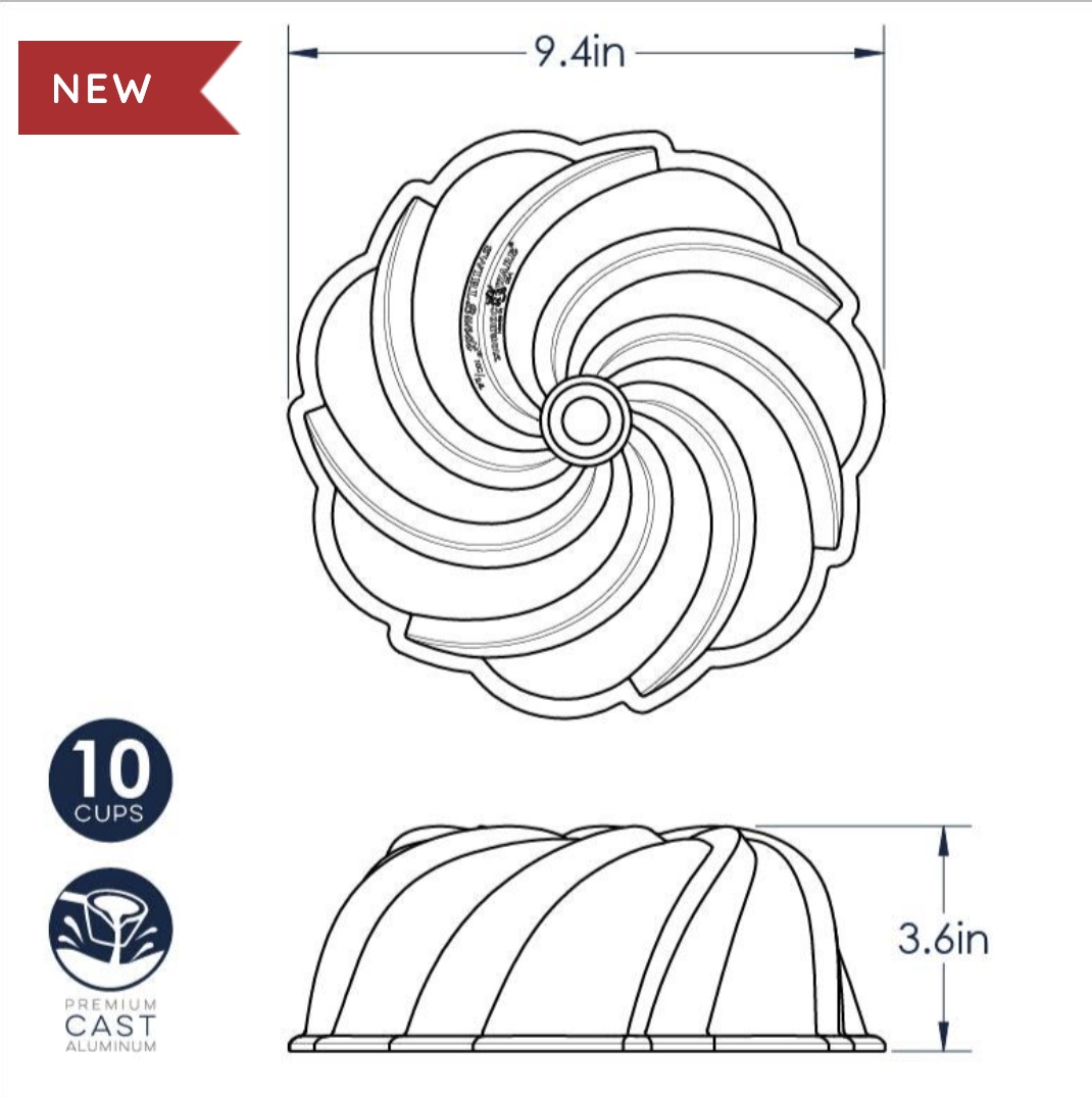 Swirl Bundt Measurements - Bake from Scratch
