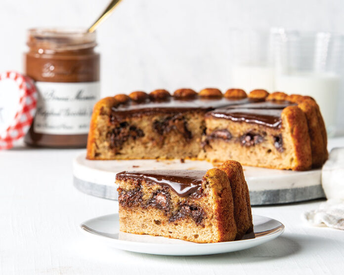 Banana Hazelnut Bundt Cake