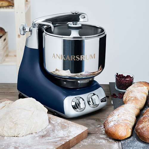 ankarsrum-assistent_kitchen-Royal-Blue_06 - Bake from Scratch Ankarsrum Mixer Royal Blue Styled