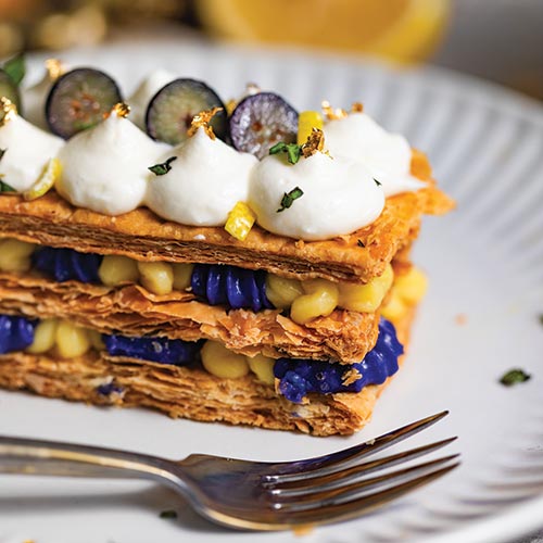 blueberry-lemon-mille-euille-4 - Bake from Scratch Blueberry Lemon Mille