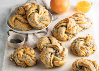 Citrus Poppy Seed Twists Citrus Poppy Seed Twists