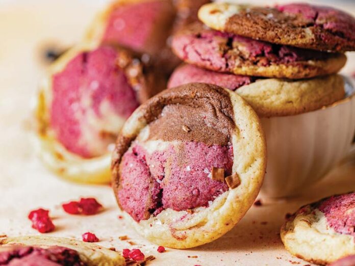 Raspberry Neapolitan Cookies