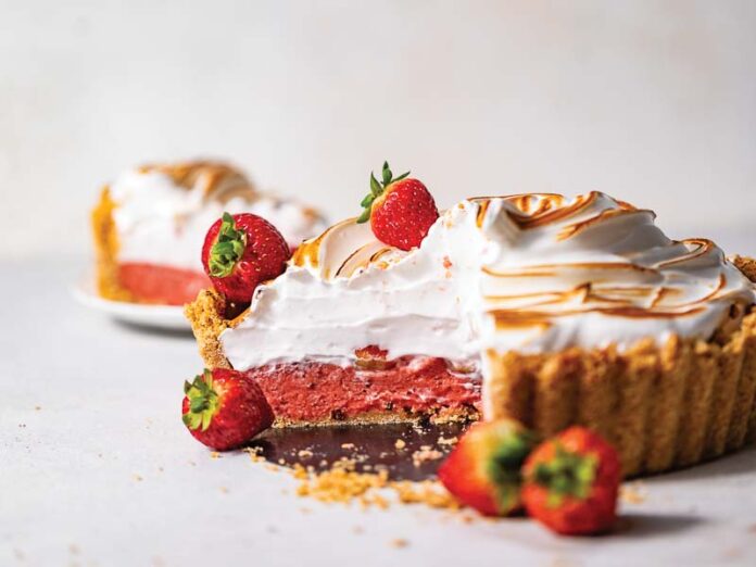 Strawberry Meringue Pie