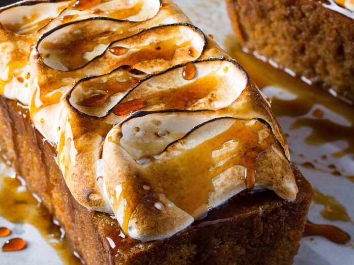 Coffee Tres Leches Cakes on Parchment