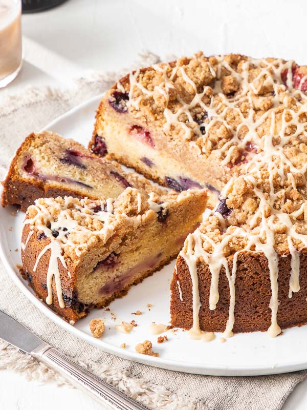 Berries & Irish Cream Coffee Cake