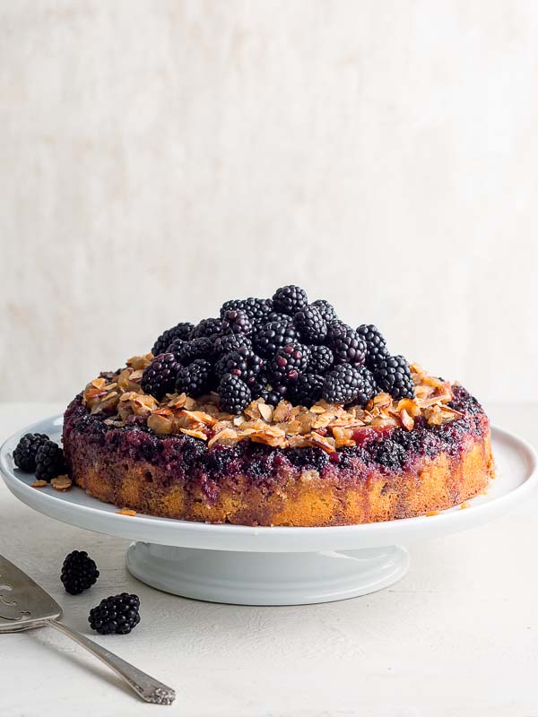 Blackberry-Almond Upside-Down Cake
