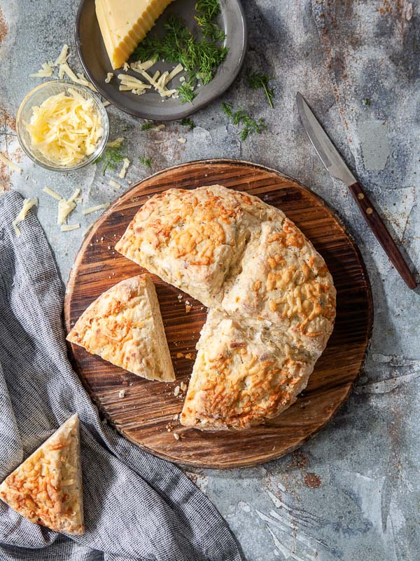 Irish Cheddar White Soda Bread