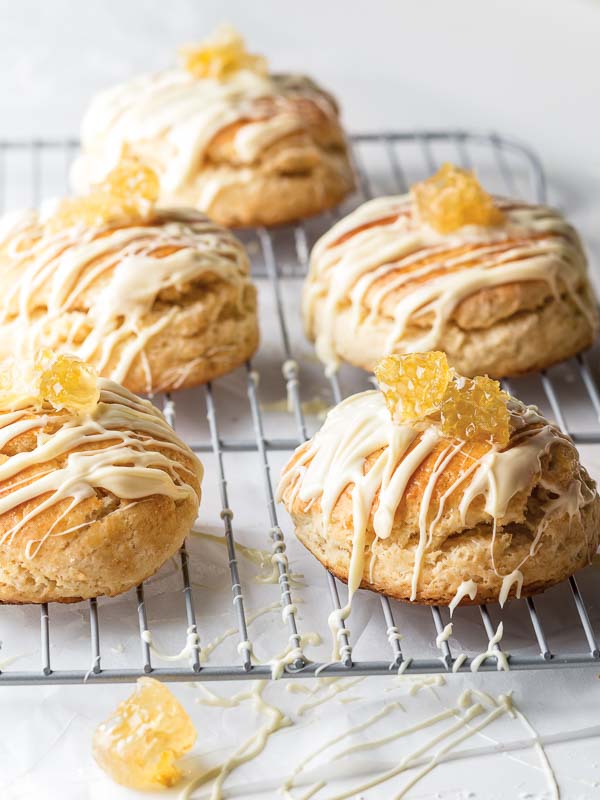 Orange Blossom Honeycomb Scones