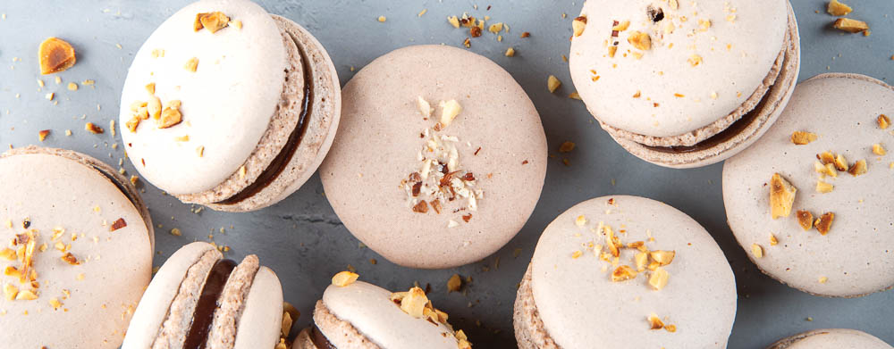 Chocolate Hazelnut Macarons