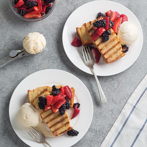 Grilled Pound Cake