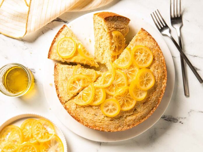 Meyer Lemon Olive Oil and Poppy Seed Cake