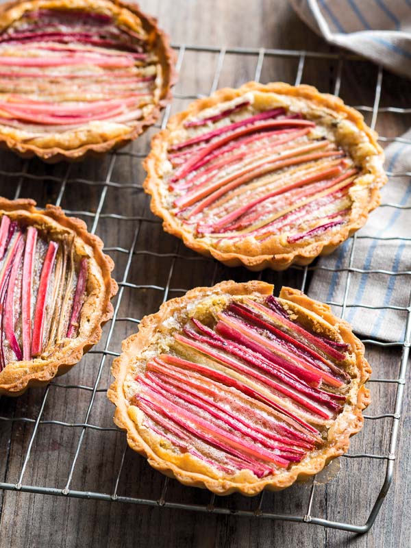 Rhubarb Browned Butter Tartlets