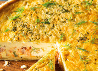 Salmon-Cream Cheese Quiche Salmon-Cream Cheese Quiche