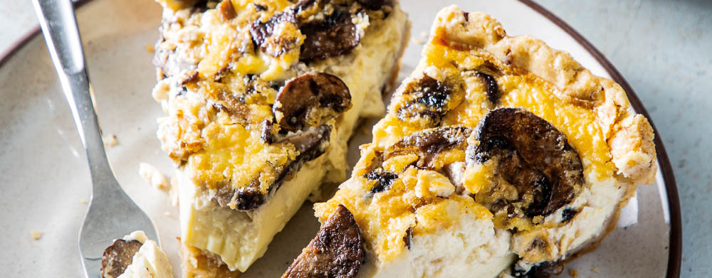 Mushroom Quiche
