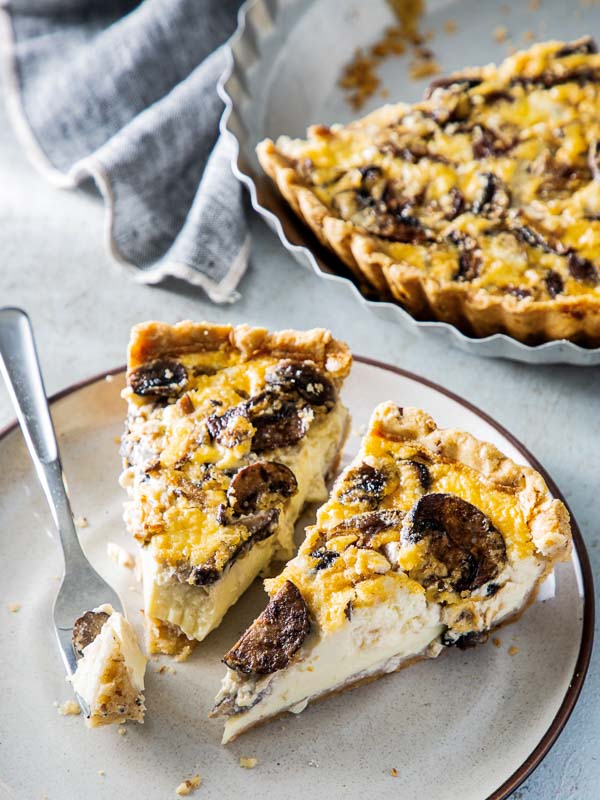 Mushroom Quiche