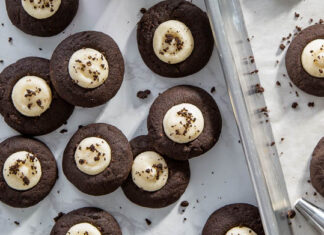 Black-and-White Thumbprint Cookies Black-and-White Thumbprint Cookies