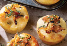 Roasted Garlic-and-Caramelized Onion Focaccia Rolls Roasted Garlic-and-Caramelized Onion Focaccia Rolls