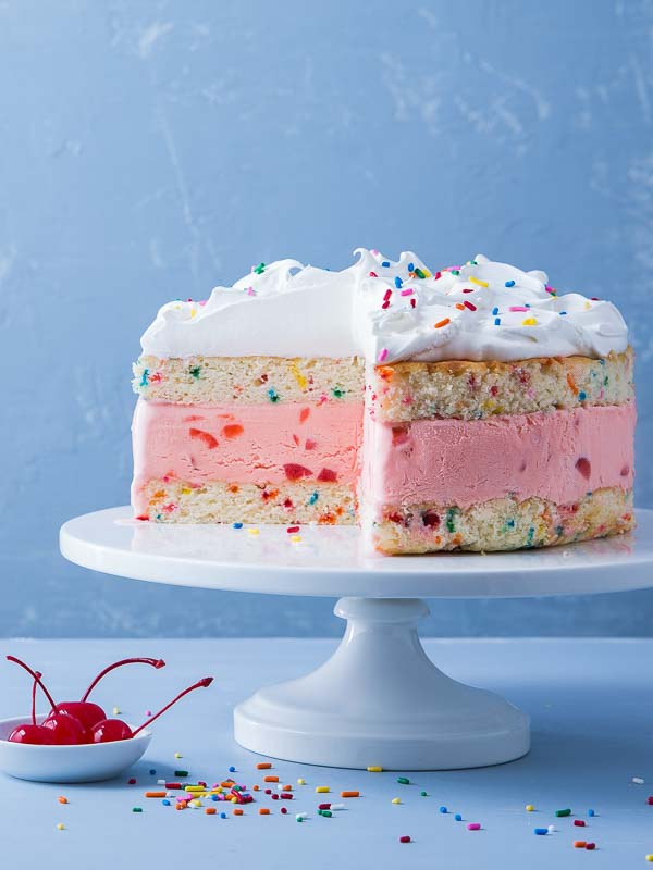 Confetti Ice Cream Cake