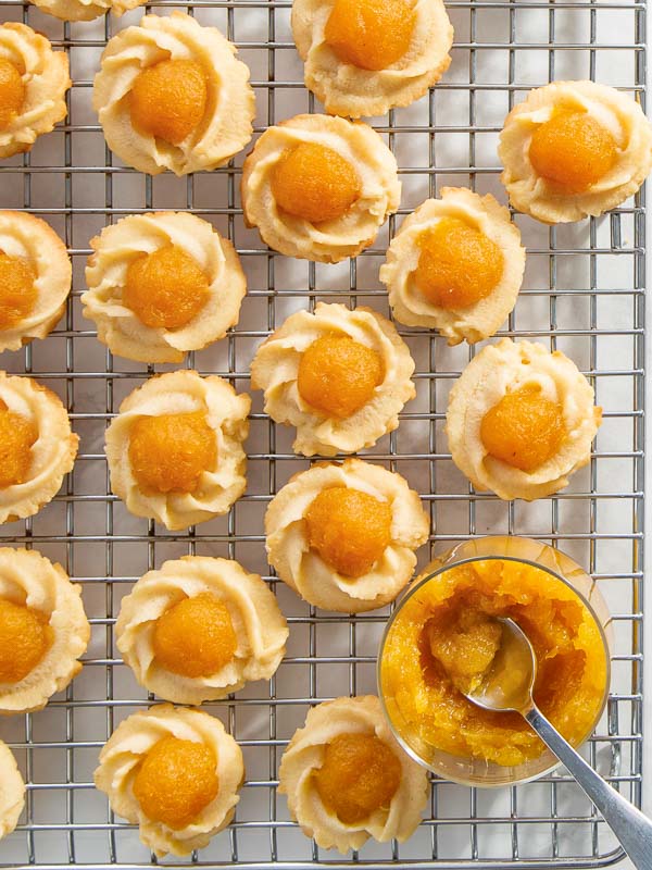 Pineapple-Ginger Thumbprint Cookies