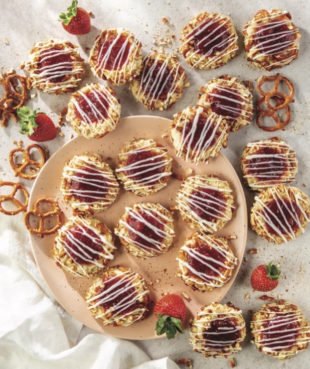 Strawberry Dessert Bites copy - Bake from Scratch Strawberry Dessert Bites