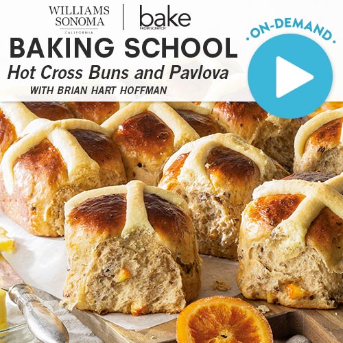 Baking School On-Demand: Hot Cross Buns and Pavlova 2024