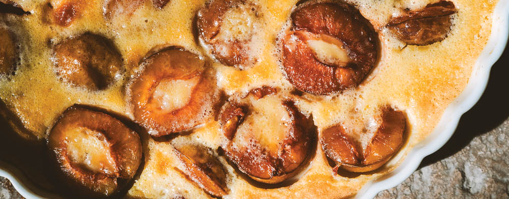 Reine Claude (Or Other, Lesser Plums) Clafoutis