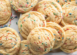 Confetti Pudding Cookies Confetti Pudding Cookies