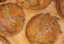 Almond and Whole-Wheat Ruby Chocolate Cookies Almond and Whole-Wheat Ruby Chocolate Cookies