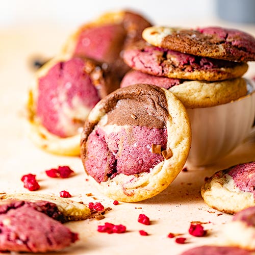 chocolate-raspberry-neapolitan-cookies-10 - Bake from Scratch Chocolate raspberry neapolitan cookies