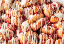 Roasted Strawberry Bubble Bread Roasted Strawberry Bubble Bread