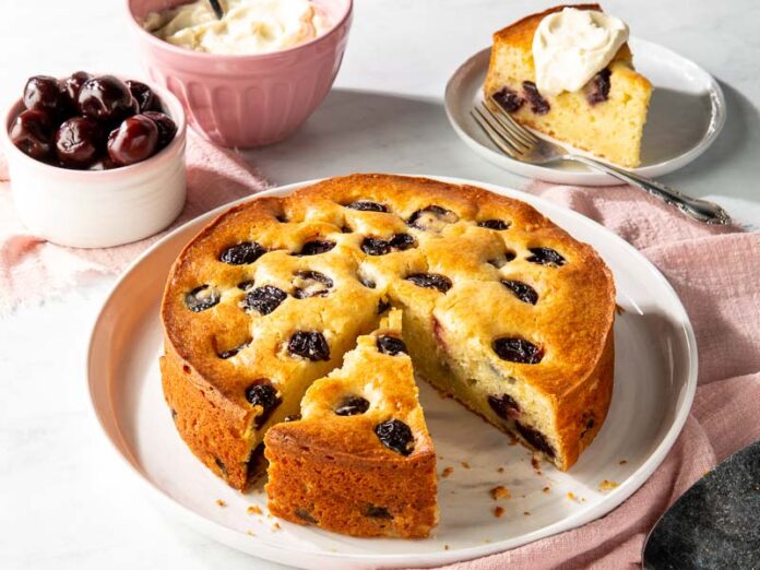 Cherry Ricotta Cake