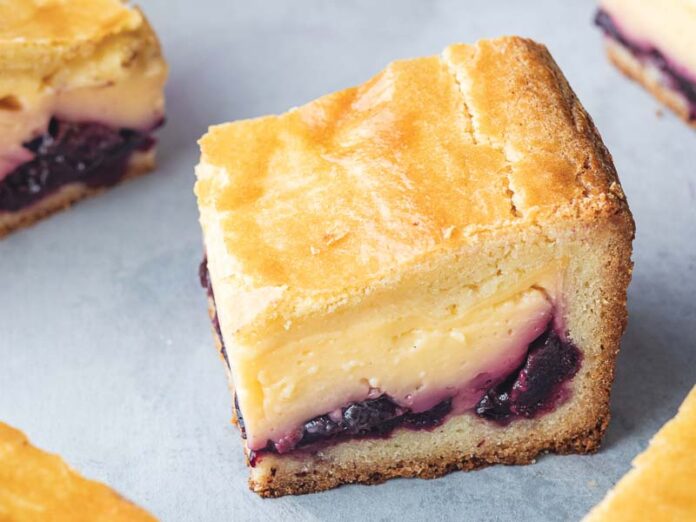 Layered Cherry Basque Bars
