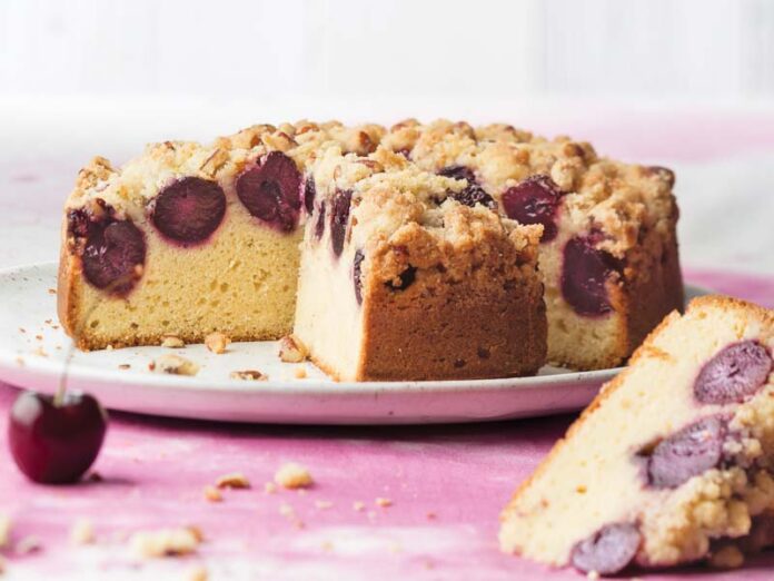 Cherry Crumb Cake