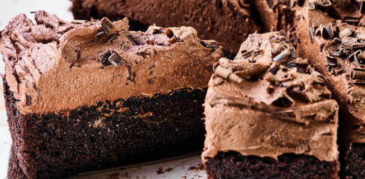 Stir-Together Chocolate Cake with Chocolate Buttercream Stir-Together Chocolate Cake with Chocolate Buttercream