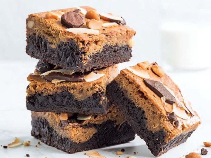 Paradise Blondie Brownies