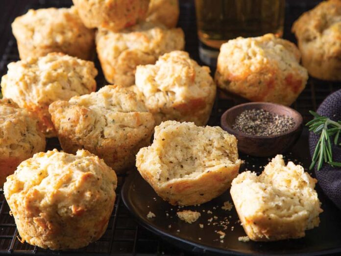 Beer-Cheddar Muffins